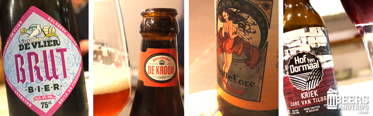 Las 4 cervezas belgas probadas durante el Workshop