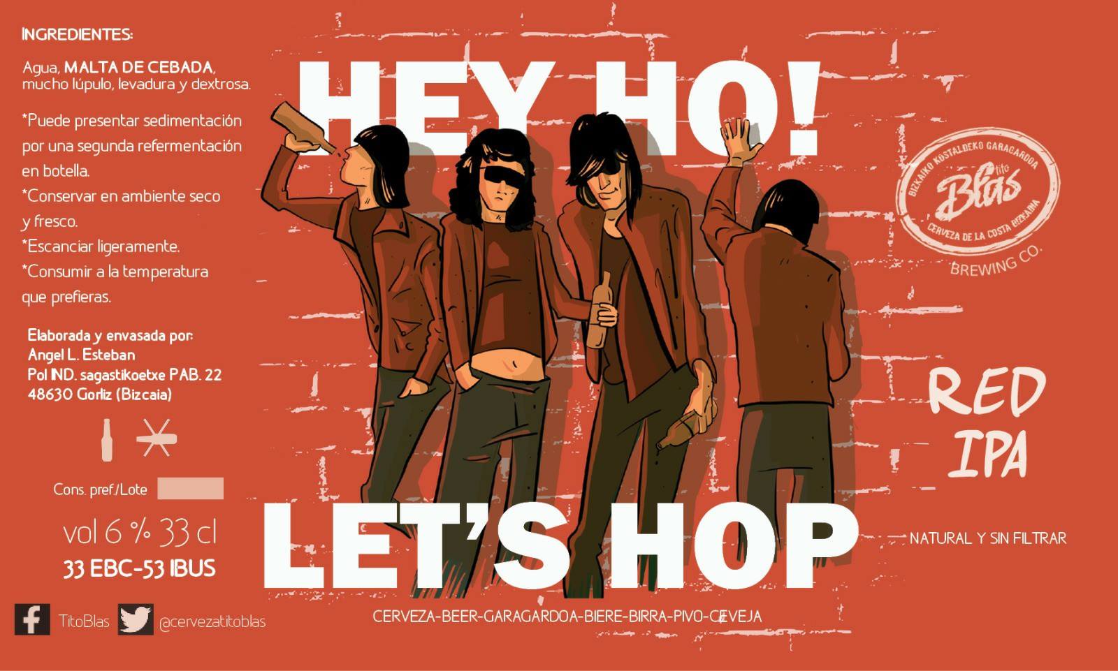 Hey Ho! Let's Hop -  Red IPA