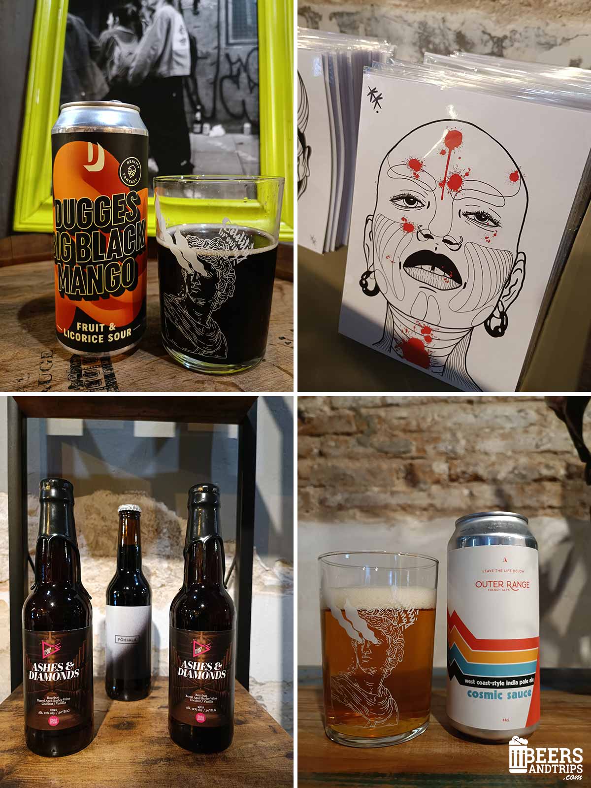 Tienda de cerveza artesana Drunkat, en Gracia, Barcelona