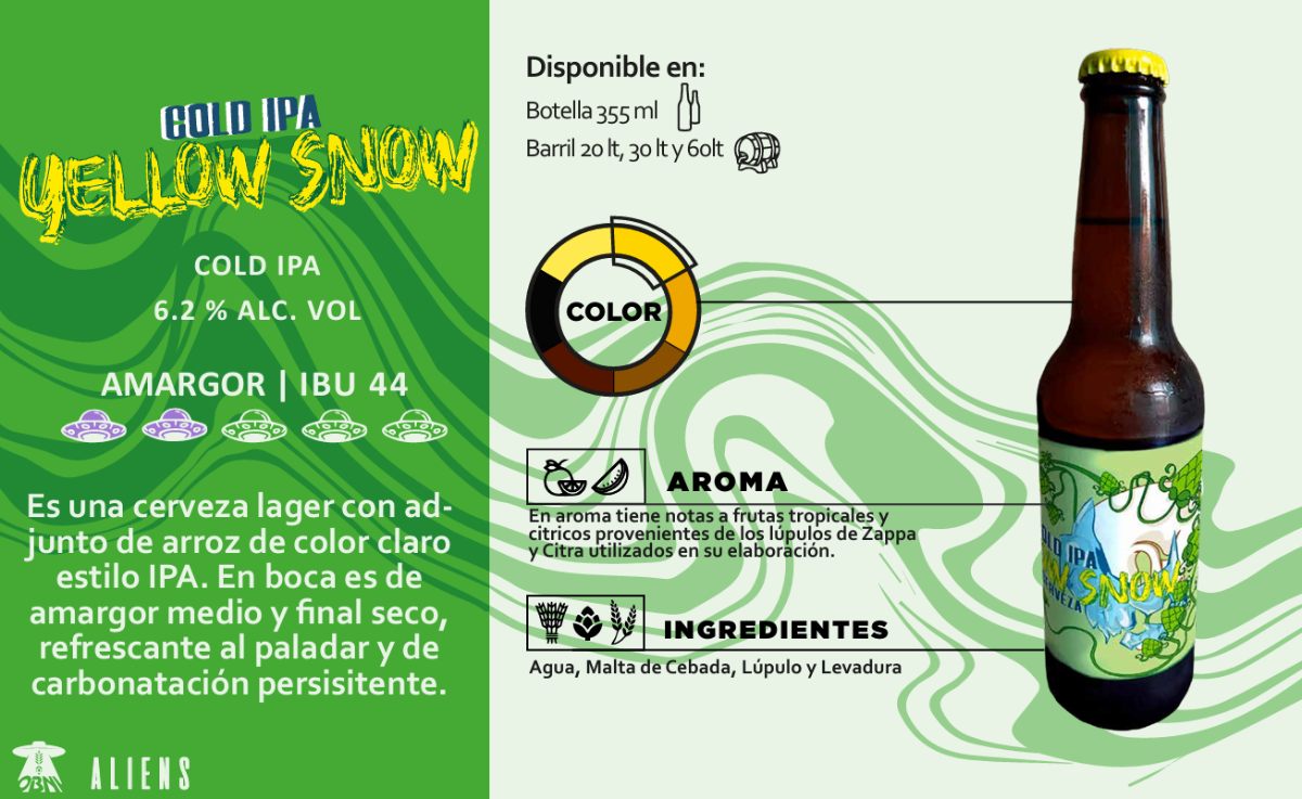 Cold IPA de Cervcería OBNI