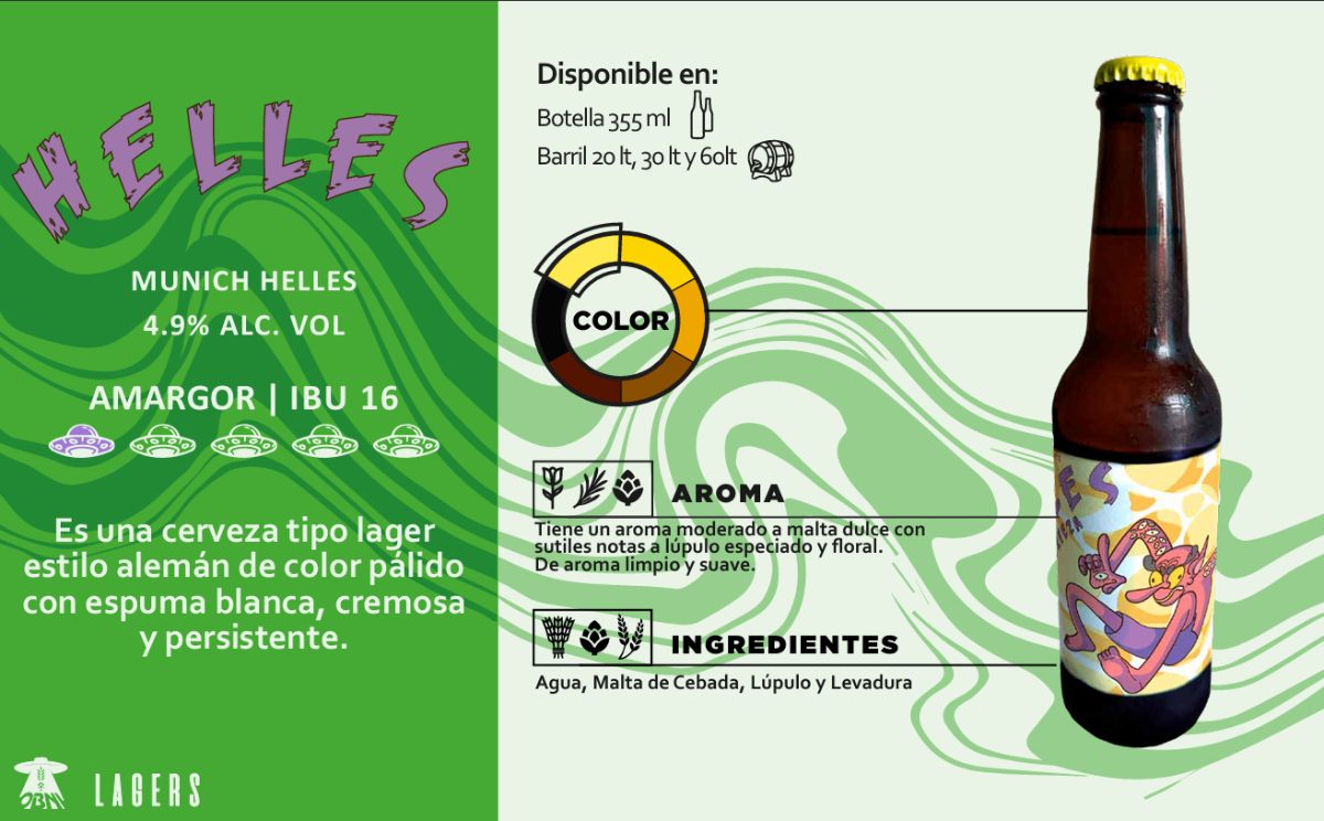 Helles de Cervecería OBNI